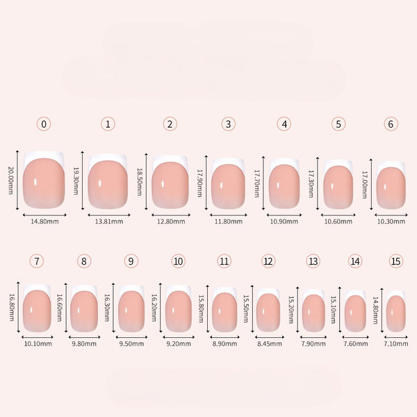 32 patches fake nails