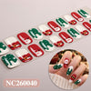 Christmas gel UV semi-cured nail sticker