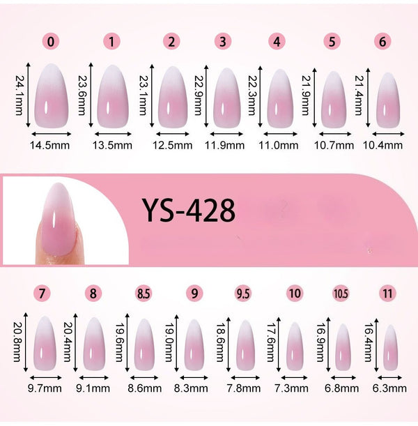 150 pieces glossy nail