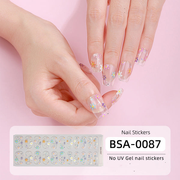 Gel nail sticker kit(NO LED Light needed)