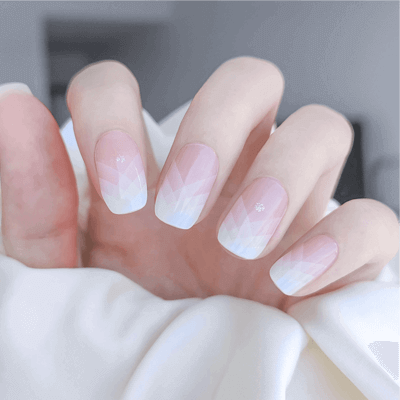 Semicured UV gel nail sticker kit HOT