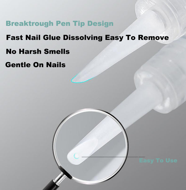 2-in-1 Nail Glue Remover