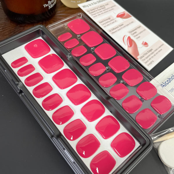 Fuchsia Manicure|32 Pcs Soft Gel Press-On Nails Real Gel Nail Extensions