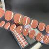 Dusty terracotta|32 Pcs Soft Gel Press-On Nails Real Gel Nail Extensions