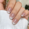 French Oval|32 Pcs Soft Gel Press-On Nails Real Gel Nail Extensions