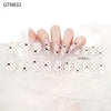 Semi-curing gel nail extensions