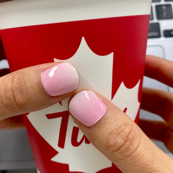 UV-Free Gel Nail Pink Ombre