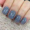 UV-Free Gel Nail Grey Glitter