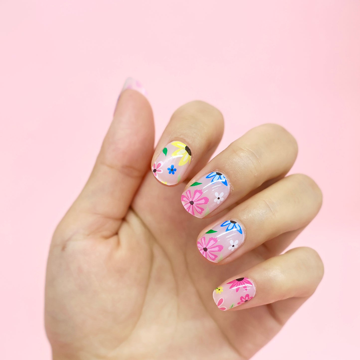 Semicured UV gel nail sticker NG200521