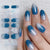 Semicured UV gel nail sticker kit NF240144