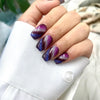 Semi-curing gel nail extensions