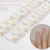 Semicured UV gel nail sticker kit N088