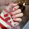 UV Gel Sticker Semi-cured Christmas Apple Cheer