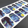 Nail wraps Van Gogh decals