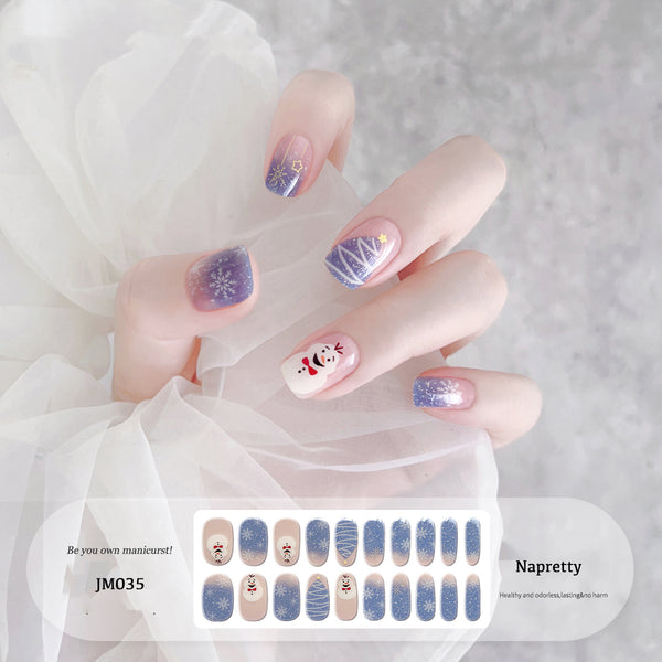 Semi-Cured Gel Nail sticker JM035(20PCS)