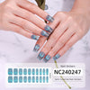 Semicured UV gel nail sticker kit NC240247