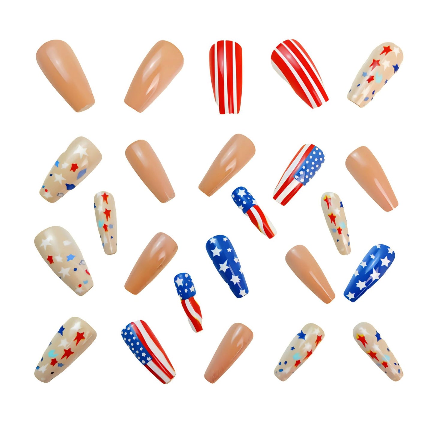 24pcs/Set Press On Nails