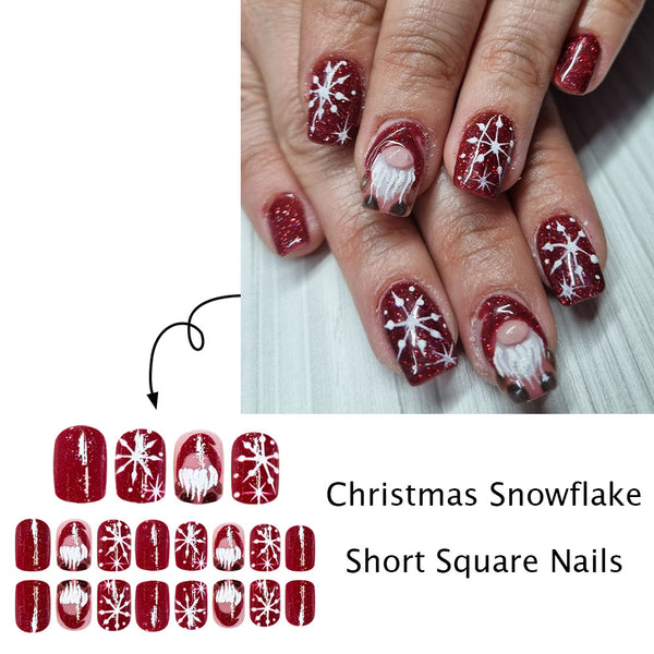 24pcs/Set Press On Nails JB1005