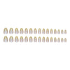 Ombre of 30 almond nail pads