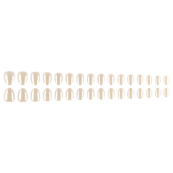 Milk tea nude electroplating 32 pieces