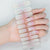 Semicured UV gel nail sticker kit JM090