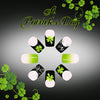 St. Patrick's Day Black French Green Clover