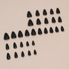 Solid color black 30 pieces