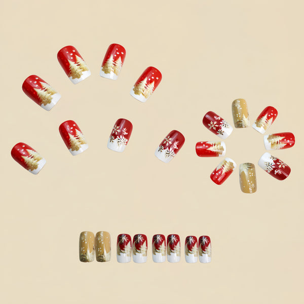 24pcs/Set Press On Nails Y1243