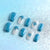 Cat's eye blue 30pcs