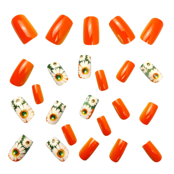 24pcs/Set Press On Nails Y543