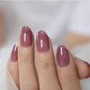 Oval false nails