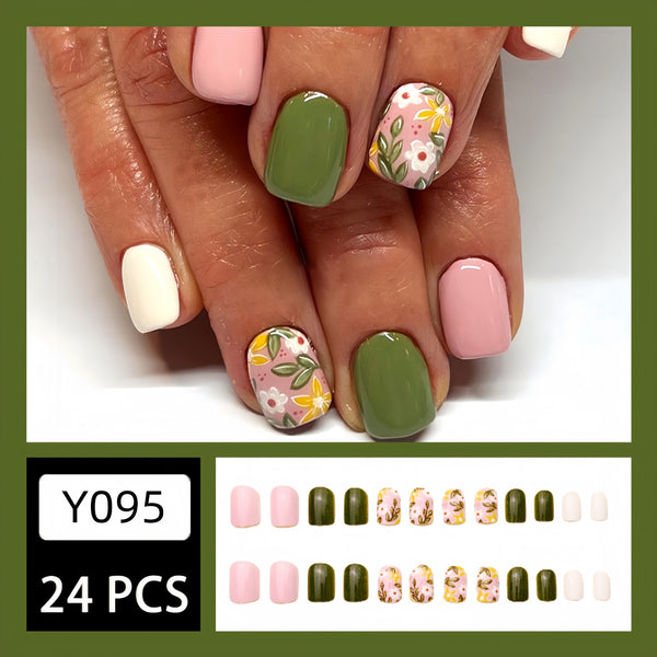 24pcs/Set Press On Nails