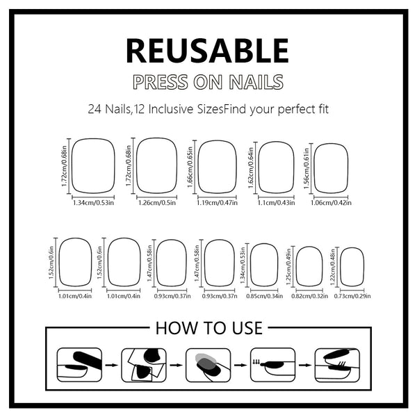 Halloween Press On Nail YS715