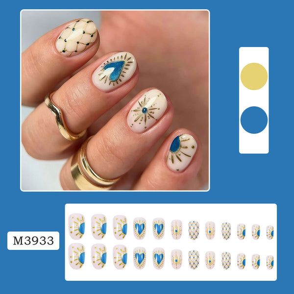 Blue retro baroque