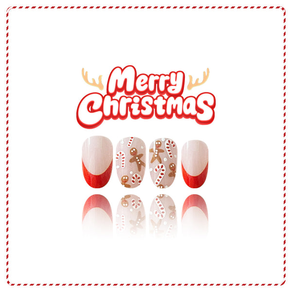 24pcs/Set Press On Nails JB931