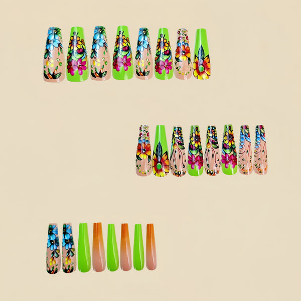 24pcs/Set Press On Nails