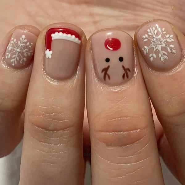 24pcs/Set Press On Nails JB1003