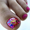 Pedicure fake nail Y763