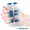Semicured UV gel nail sticker kit NF240144