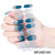 Semicured UV gel nail sticker kit NF240144