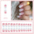 24pcs/Set Press On Nails JB936