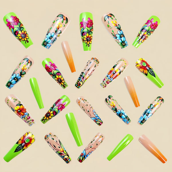 24pcs/Set Press On Nails