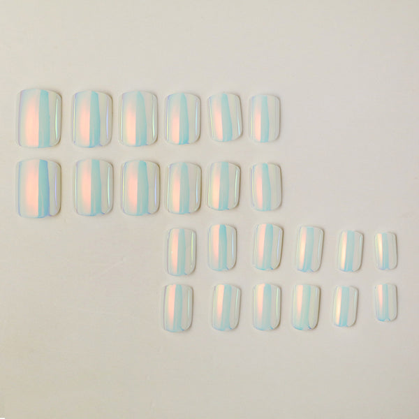 Electroplated white aurora