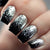 French glitter ombre