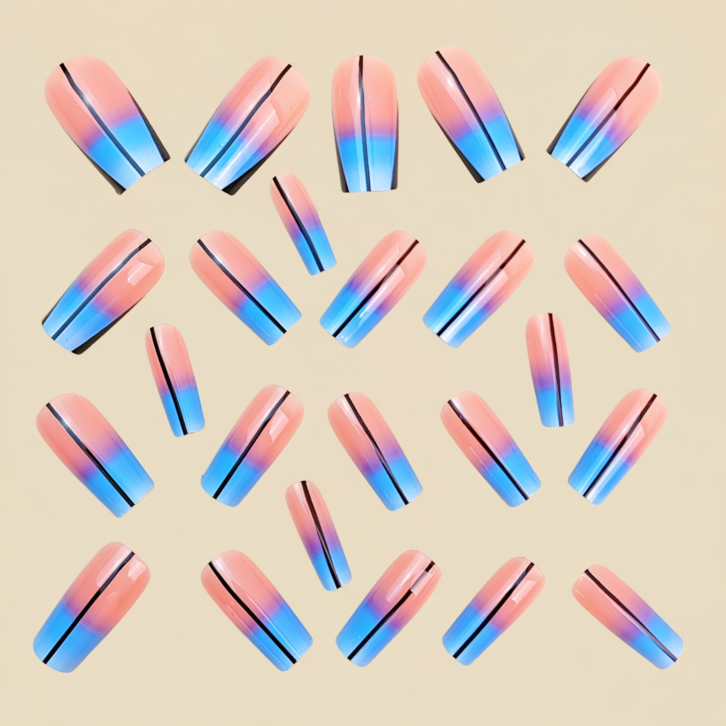 24pcs/Set Press On Nails