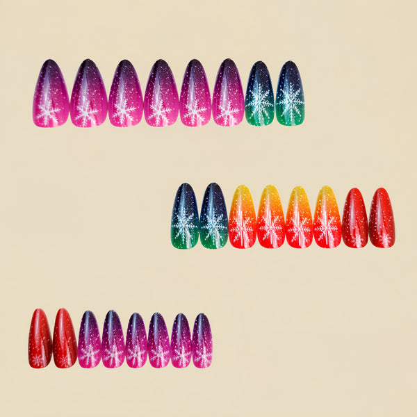 24pcs/Set Press On Nails Y1301