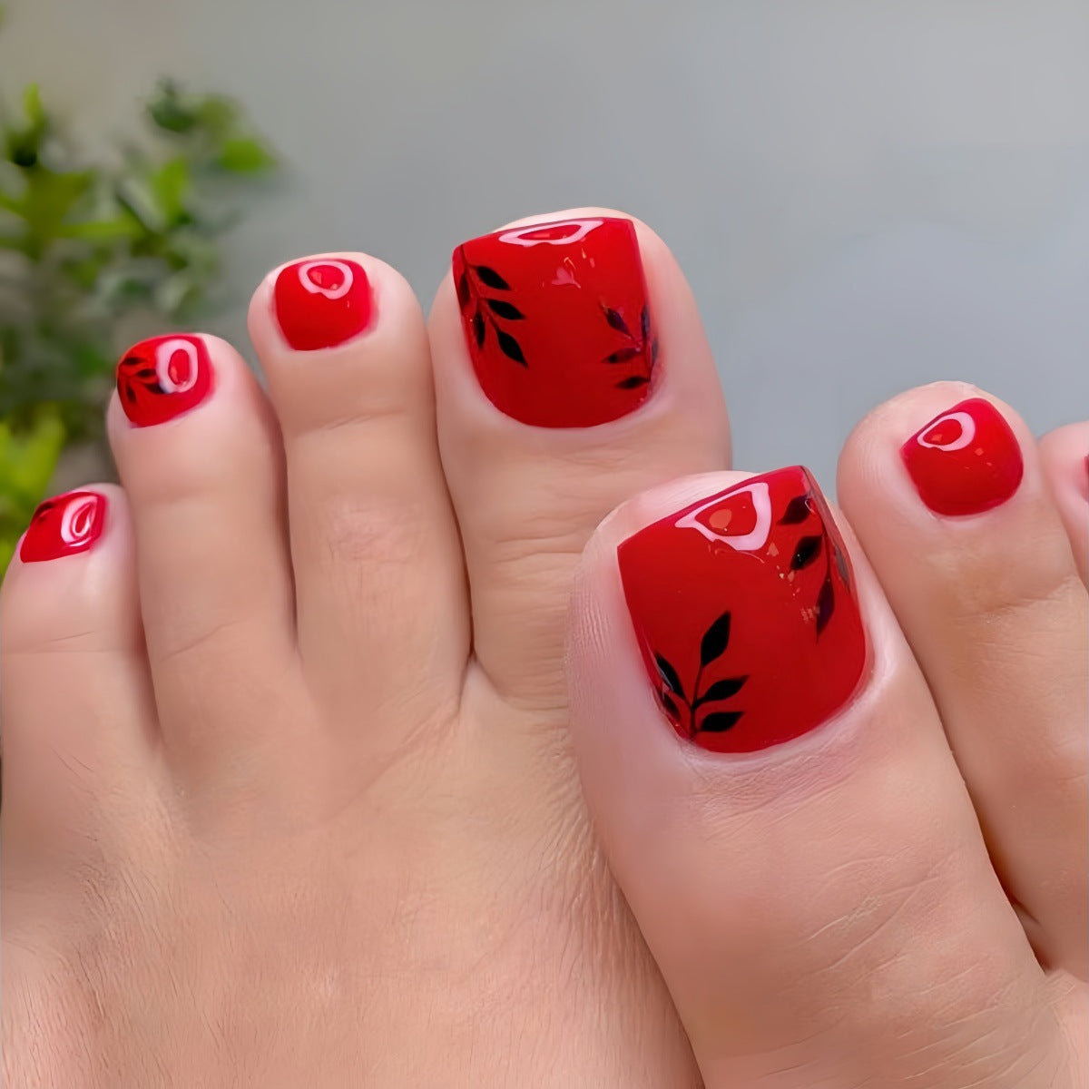 Pedicure fake nail Y879