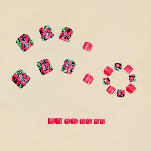 Pedicure fake nail Y1098