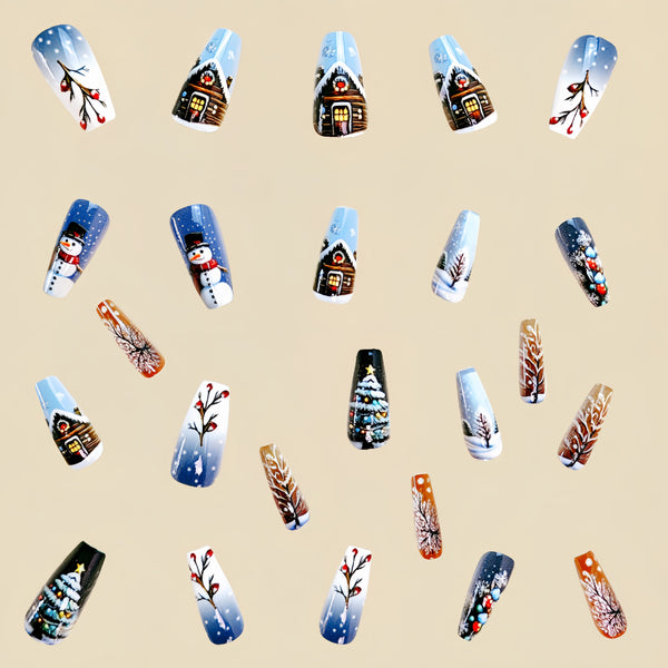 24pcs/Set Press On Nails