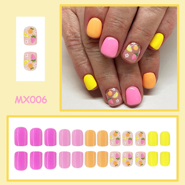 24pcs/Set Press On Nails